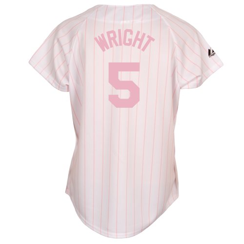 David Wright New York Mets Women's Pink Replica Jersey