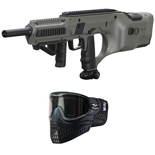 Empire DFender Defender Loader Integrated Paintball Gun Army Green w/ EFlex Mask Review