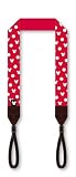 Disney Camera Designer Full-Neck Strap (Red and White Dots)