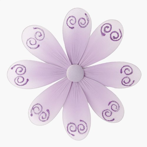 Wall Decor 6" Purple Swirl Daisy Flower Decorations nylon hanging