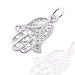 Buy Charms - 925 Sterling Silver Jewelry, Hamsa Designed Charm, Adjustable Fit, Plus Free Special Gift Pouch