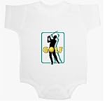 Golf Shadow - Sports and Games Baby Onesie