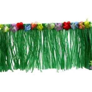 Flowered Green Fringe Decoration