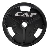 2" Black Commercial Grip Plate Weight: 100 lbs