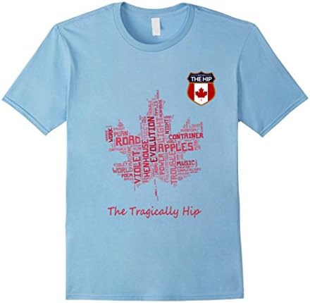 Men's Canada Maple and Emble The HIP T-Shirt XL Baby Blue