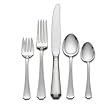 Gorham Fairfax 5-Piece Sterling Silver Flatware Dinner Set, Service for 1