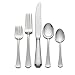 Gorham Fairfax 5-Piece Sterling Silver Flatware Dinner Set, Service for 1