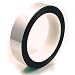CS Hyde Metalized Mylar Tape with Acrylic Adhesive, 2.2mm Thick, Silver Color, 1" x 72 yds