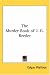 Book The Murder Book of J. G. Reeder