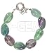 Oval shape Fluorite Bracelet