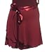 Burgundy Georgette Wrap Ballet Skirt Adult X-large 2x Plus