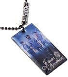 Jonas Brothers Camp Rock Photo Tag Charm Necklace Featuring Kevin, Joe & Nick Jonas!!! Black Ball Chain