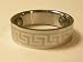 Magnetic Therapy Ring - Stainless Steel with Aztec Design