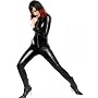 Black "Rubber Look" Cat Suit!