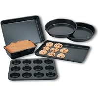 Cook N Home 6-Piece Heavy Gauge Nonstick Bakware Set