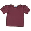 Swedish Kids Girls Princess Puff Arm Purple Tee