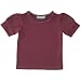 Swedish Kids Girls Princess Puff Arm Purple Tee