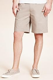 Pure Cotton Plain Chino Shorts