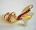 Swarovski Crystal Red Shoe Business Card Holder Case