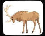Mouse Pad with antlers, elk, animal