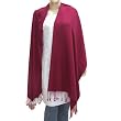 Womens Silk Wool Pashmina Scarves Handcrafted in India 80 x 28 inches