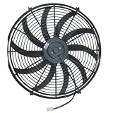 PROCOMP 16 INCH ELECTRIC COOLING AUTOMOTIVE RADIATOR FAN 12 VOLT (CURVED) by Procomp Electronics