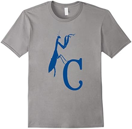 Men's KC Rally Mantis Kansas City Baseball T-Shirt Blue Logo XL Slate