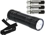 SE 9 LED Heavy-Duty Compact Aluminium Flashlight - Black