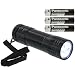 SE 9 LED Heavy-Duty Compact Aluminium Flashlight - Black