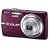Casio EXILIM EX-Z550 RD Digitalkamera (14 Megapixel, 4-fach opt. Zoom, 6,9 cm Display, Bildstabilisator) magenta