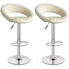 2x Barsessel / Barhocker - creme