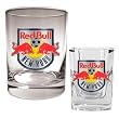 NY/NJ Red Bull Soccer Rocks Glass and Square Shot Glass Set - Primary Logo MAJOR-LEAGUE-SOCCER Soccer