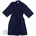 Navy Cotton Terry Bath Robe for Men