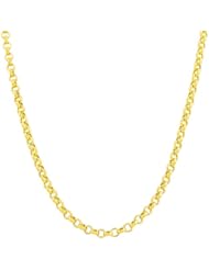 14 Karat Yellow Gold 2.4-mm Rolo Chain (18 Inch)