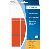 Produkt-Bild: Herma 2472 Vielzwecketiketten 34x53 mm, Papier matt 288 St&uuml;ck, rot