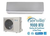 Senville 9000 BTU Ductless Air Conditioner and Heat Pump - Energy Star