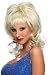Halloween Costume Accessories Wigs Womens Dolly Parton Country Singer Blonde Wig Costume Accessory Image