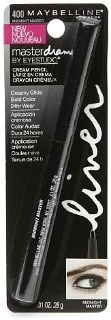 Maybelline Eye Studio Master Drama Cream Pencil Eyeliner, Midnight Master .01 oz (.28 g)