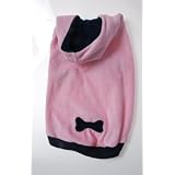 Pink Hoodie with Black bone