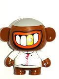 Mini Doll mp3/iPod/computer speaker sound blasting - MONKEY + FREE BONUS micro fiber cloth 6.5 X 5.5 - RANDOM COLOR