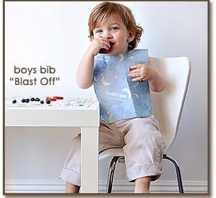 Icky Eco Friendly Disposable Bibs (blue blast off) by icky