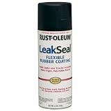 Rust-Oleum 265494 12-Ounce Leak Seal Flexible Rubber Sealant, Black