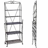 Folding Bakers Rack Folding Bakers Rack