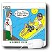 Rich Diesslins Funny KNOTS Scouting Cartoons - KNOTS Scouting Cartoon about the Mile Swim - Mouse Pads