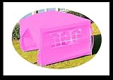 Outsunny 10x10 Pink Easy Set Pop up Party Tent Canopy Gazebo