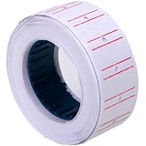 Z ZTDM 10 Rolls 6000 Pieces of Label Paper for Mx-5500 Price Gun Labeller (1, 17 IN)