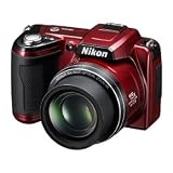 Nikon Coolpix L110 12 MP Digital Camera with 15x Optical Vibration Reduction (VR) Zoom and 3.0-Inch LCD (Red) Nikon Coolpix L110 12 MP Digital Camera with 15x Optical Vibration Reduction (VR) Zoom and 3.0-Inch LCD (Red)