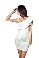 Sexy One Shoulder  Cocktail Bodycon Dress/Club Dress/Party Dress/Mini Dress  With Ruffles