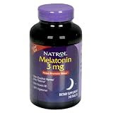 Natrol Melatonin, 3mg, Bonus Size, Tablets - 240 count (Pack of 2)