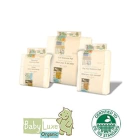 Babyluxe Organic Cotton Quilted Mattress Protector for Crib, Play Yard, or Bassinet (Crib)